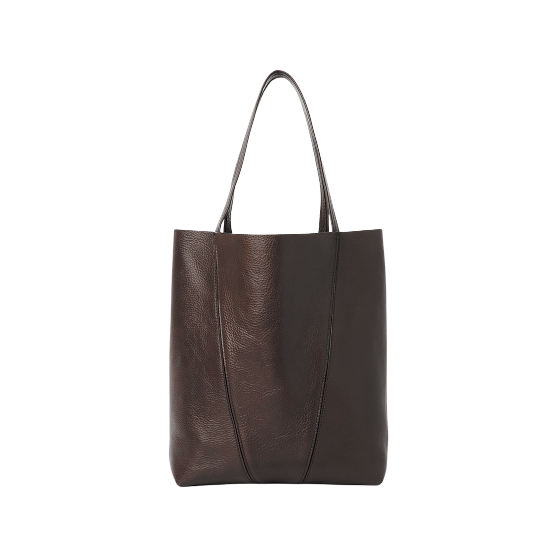 끌로에 그레인드 레더 스핀 토트백 콜 브라운(Chloe Spin Tote Bag in Grained Leather Kohl Brown) - 2
