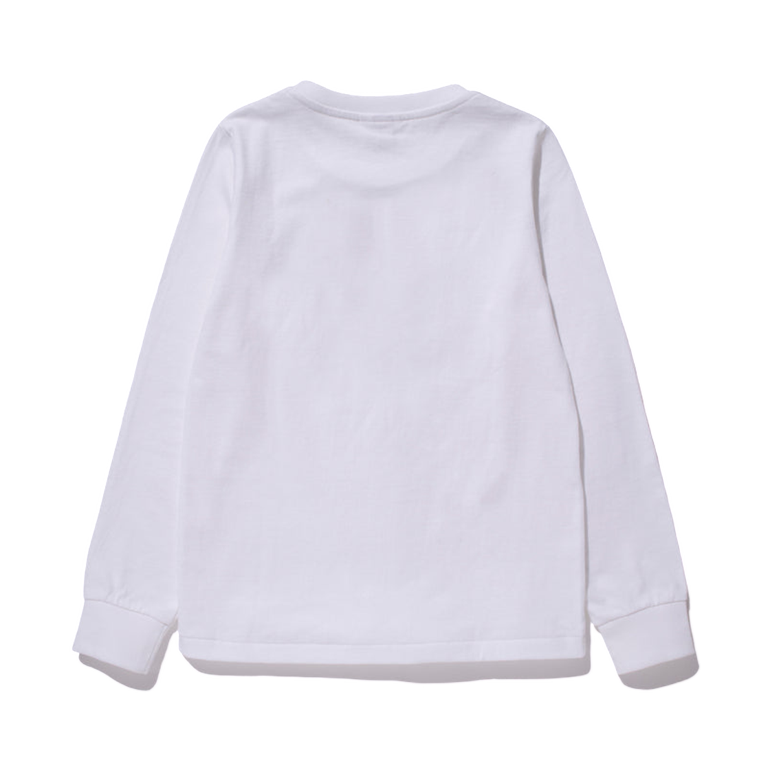 (W) 베이프 컬리지 롱슬리브 티셔츠 화이트((W) BAPE College L/S T-Shirt White) - 2