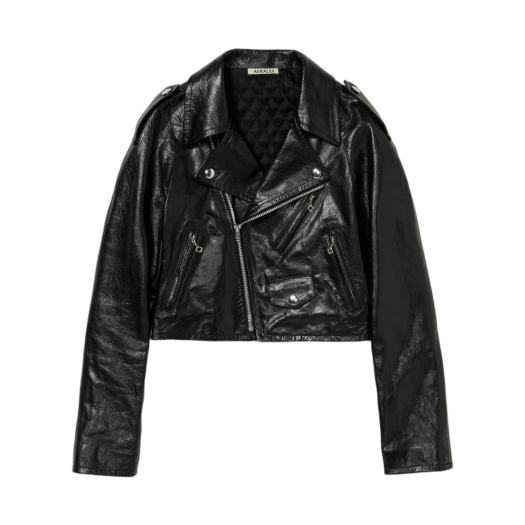 AURALEE 25AW LAMB LEATHER RIDERS JACKET