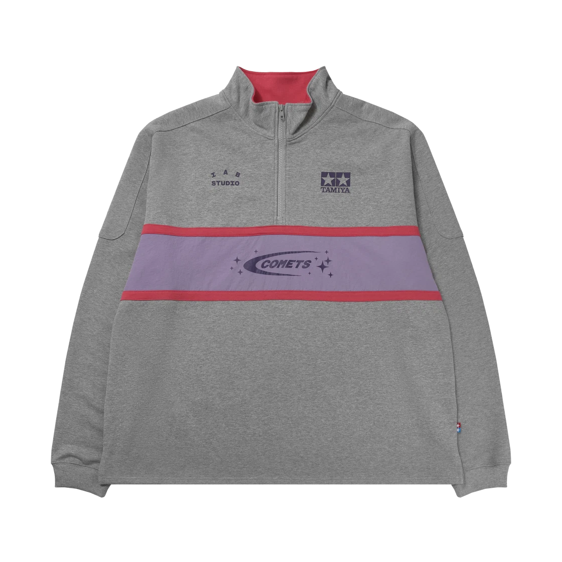 IAB Studio IAB Studio x Tamiya IAB Comets Half Zip-Up Gray · M