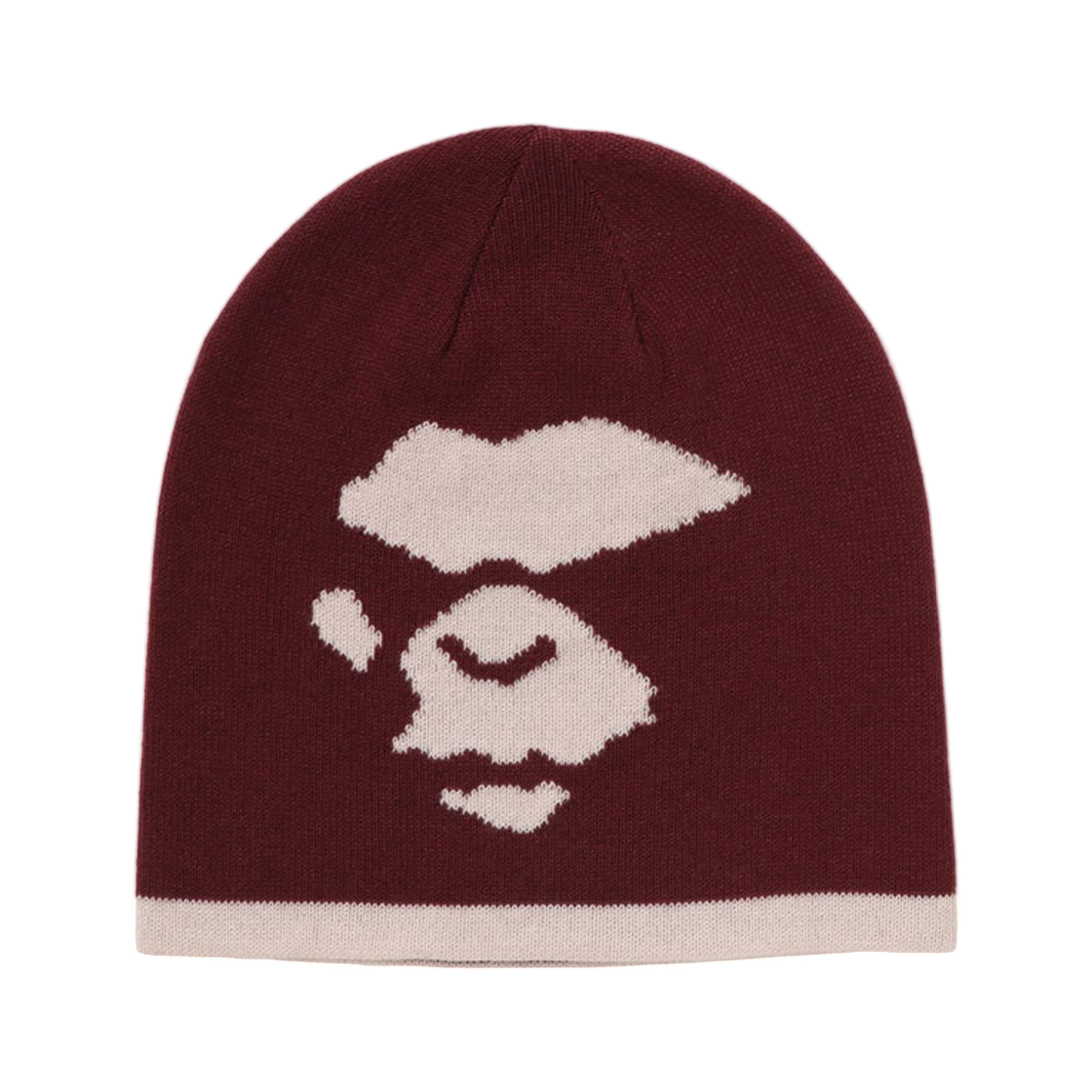 베이프 매드 페이스 니트 캡 버건디(BAPE Mad Face Knit Cap Burgundy) - 1