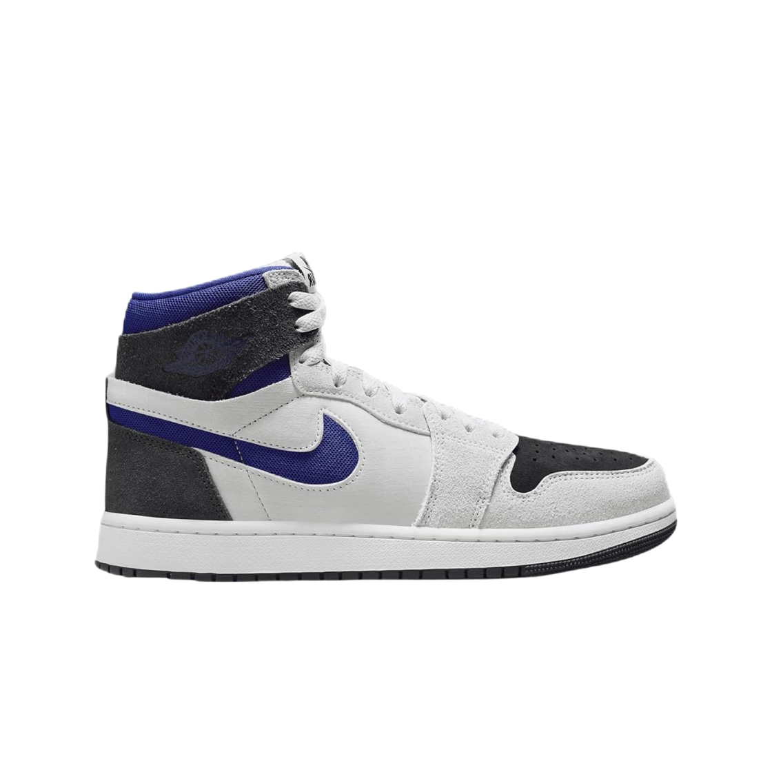 (W) 조던 1 줌 에어 컴포트 2 뉴트럴 그레이 오프 느와르((W) Jordan 1 Zoom Air CMFT 2 Neutral Grey Off Noir)