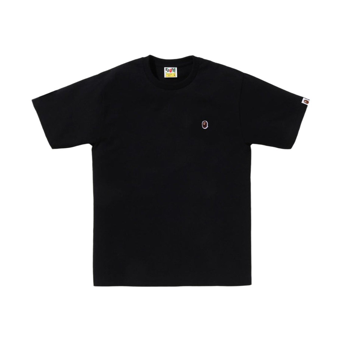 베이프 원 포인트 티셔츠 블랙