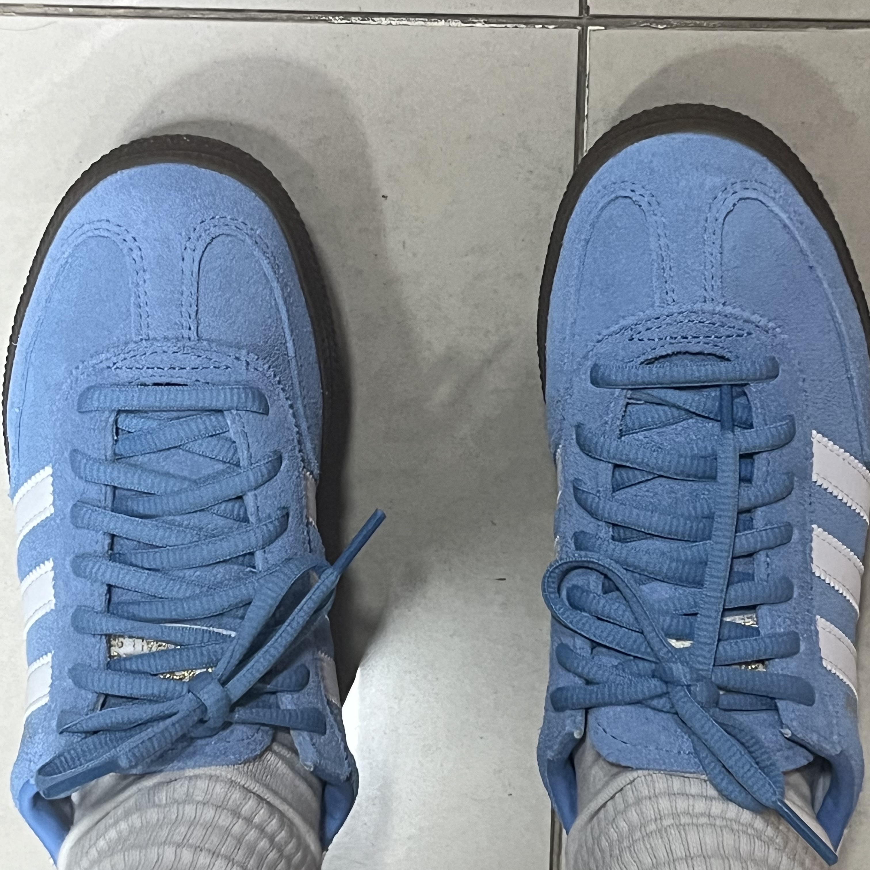 Adidas Spezial Handball Light Blue 착용 스타일