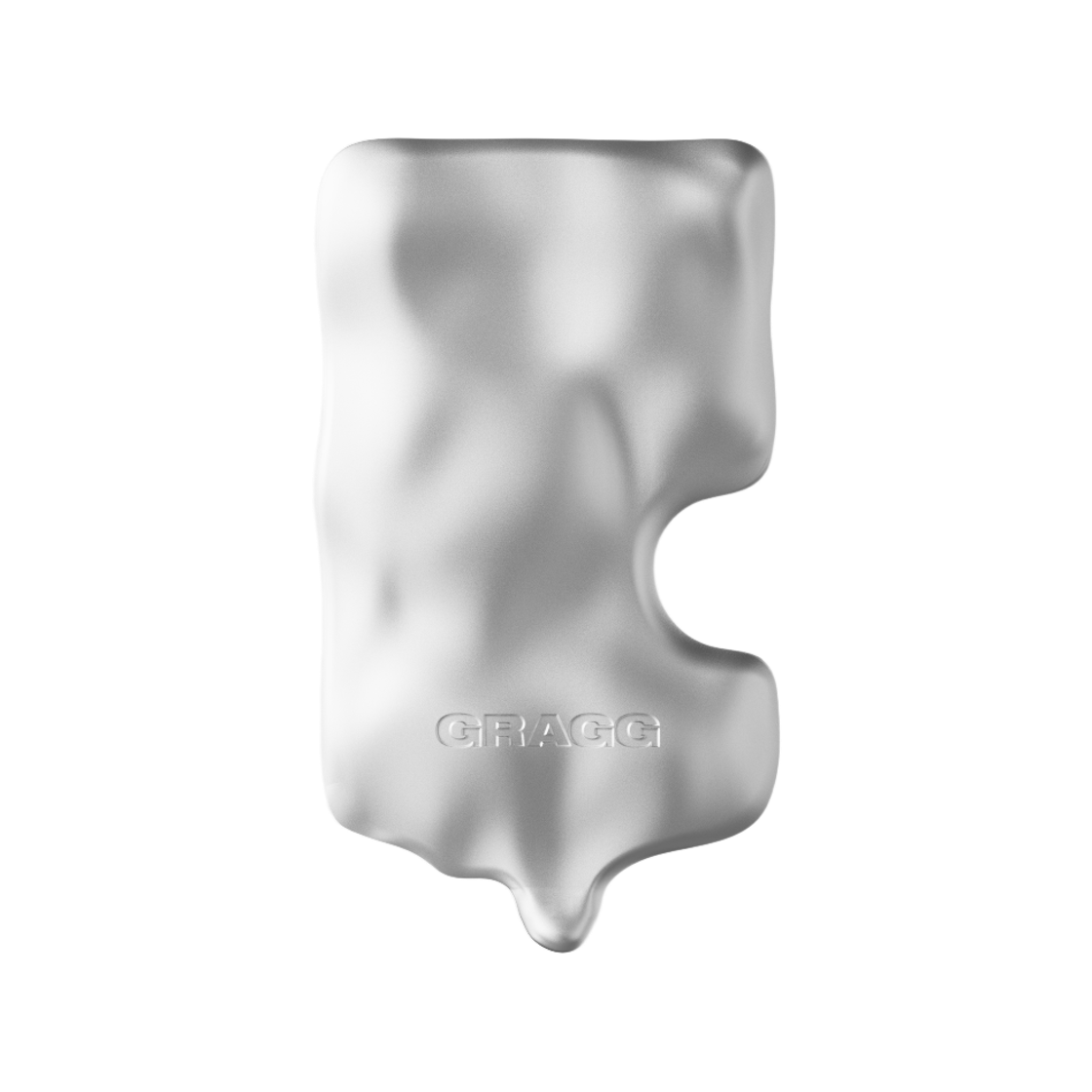 GRG2509005 Gragg Double Layers Magsafe Card Slot - Chrome