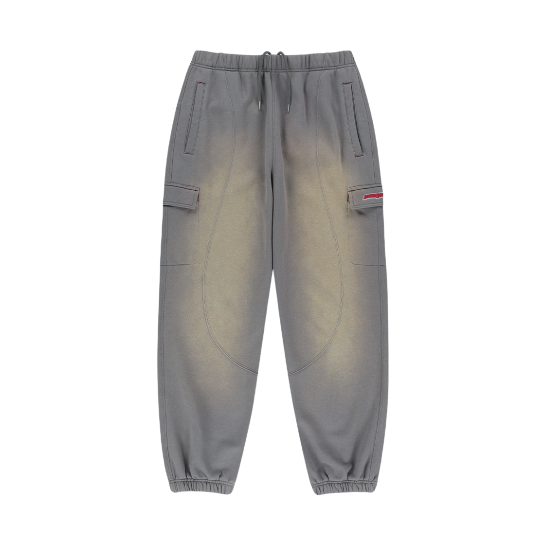 YS253TPAWP01DGE YESEYESEE Y.E.S Pocket Washed Sweatpants Dark Grey