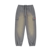 YESEYESEE Y.E.S Pocket Washed Sweatpants Dark Grey