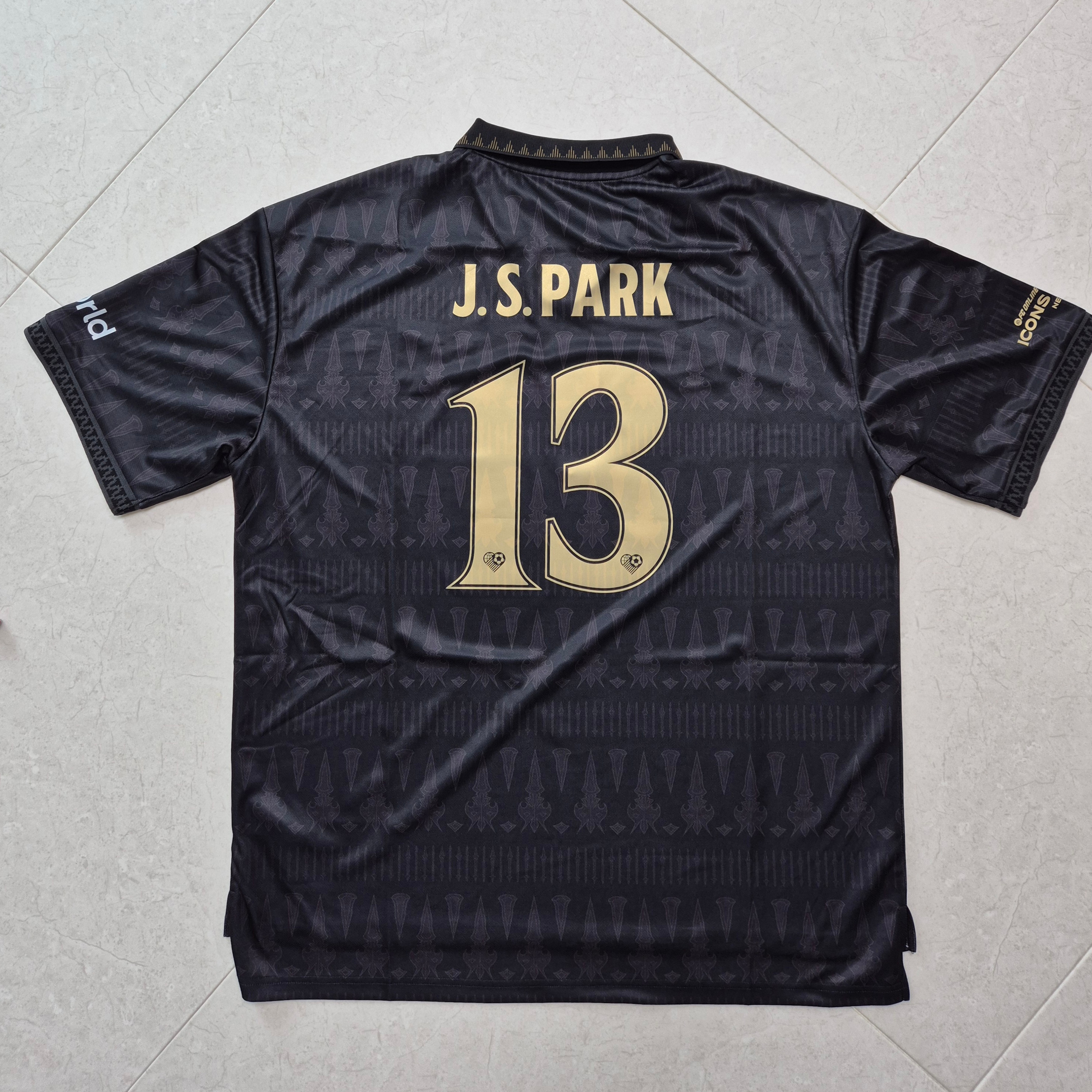 [PRE-ORDER] FC SPEAR Jersey Black 2XL (Marking) 착용 스타일 - 2