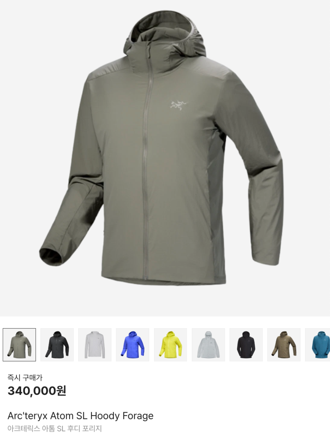 Arc'teryx Squamish Hoody Black, Arc'teryx Atom SL Hoody Solitude 착용 스타일 - 6