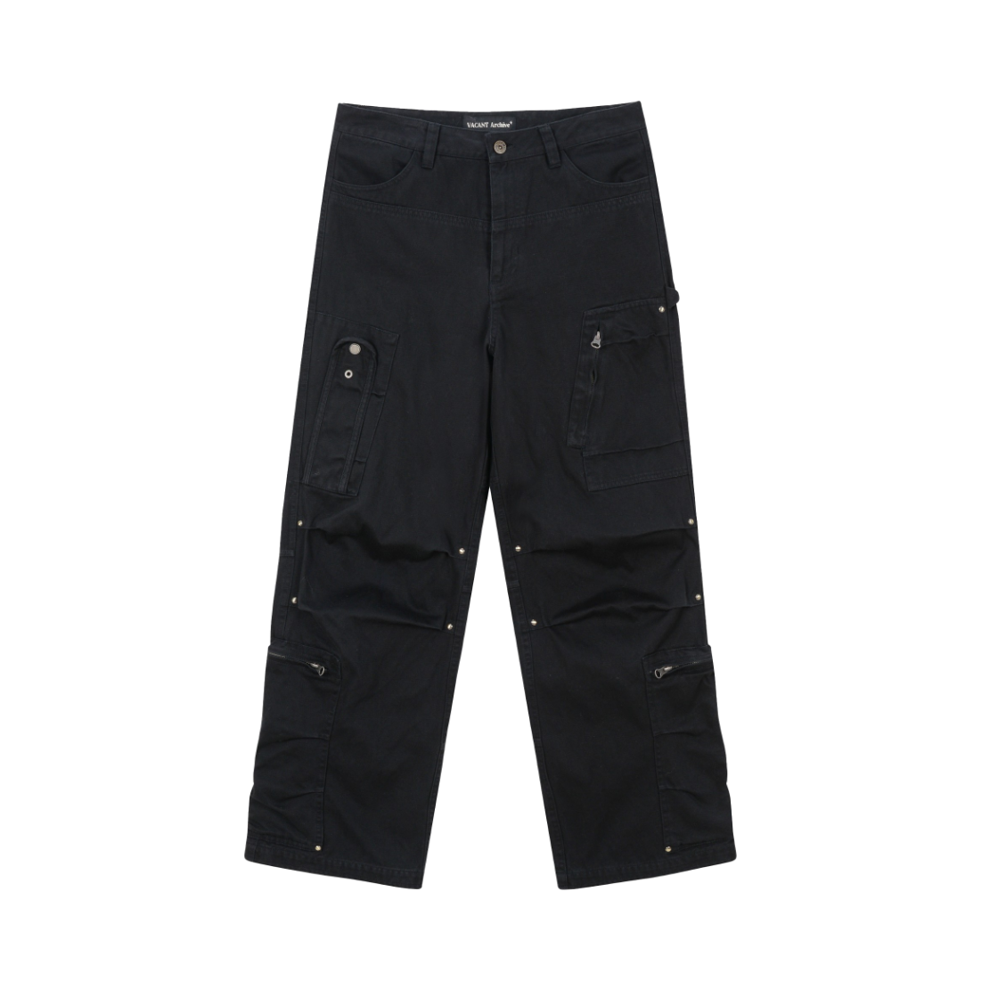 VMV53VPT002BKQQ Vacant Archive Men Fedry Work-Pants Black