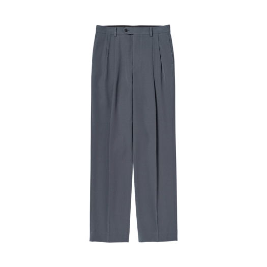 CHARCOAL ファッション auralee Bluefaced Wool Two-Tuck Slacks 3