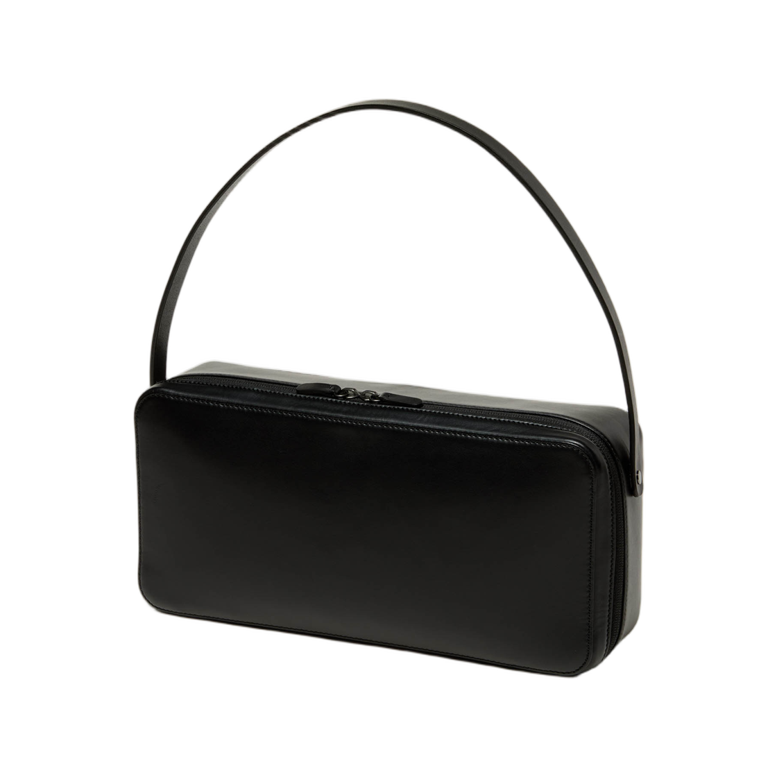 오라리 레더 스퀘어 백 메이드 바이 아에타 블랙(Auralee Leather Square Bag Made By Aeta Black)