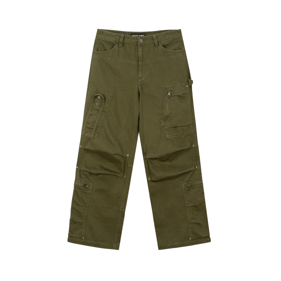 VWV53VPT002KHQQ Vacant Archive Women Fedry Work-Pants Khaki