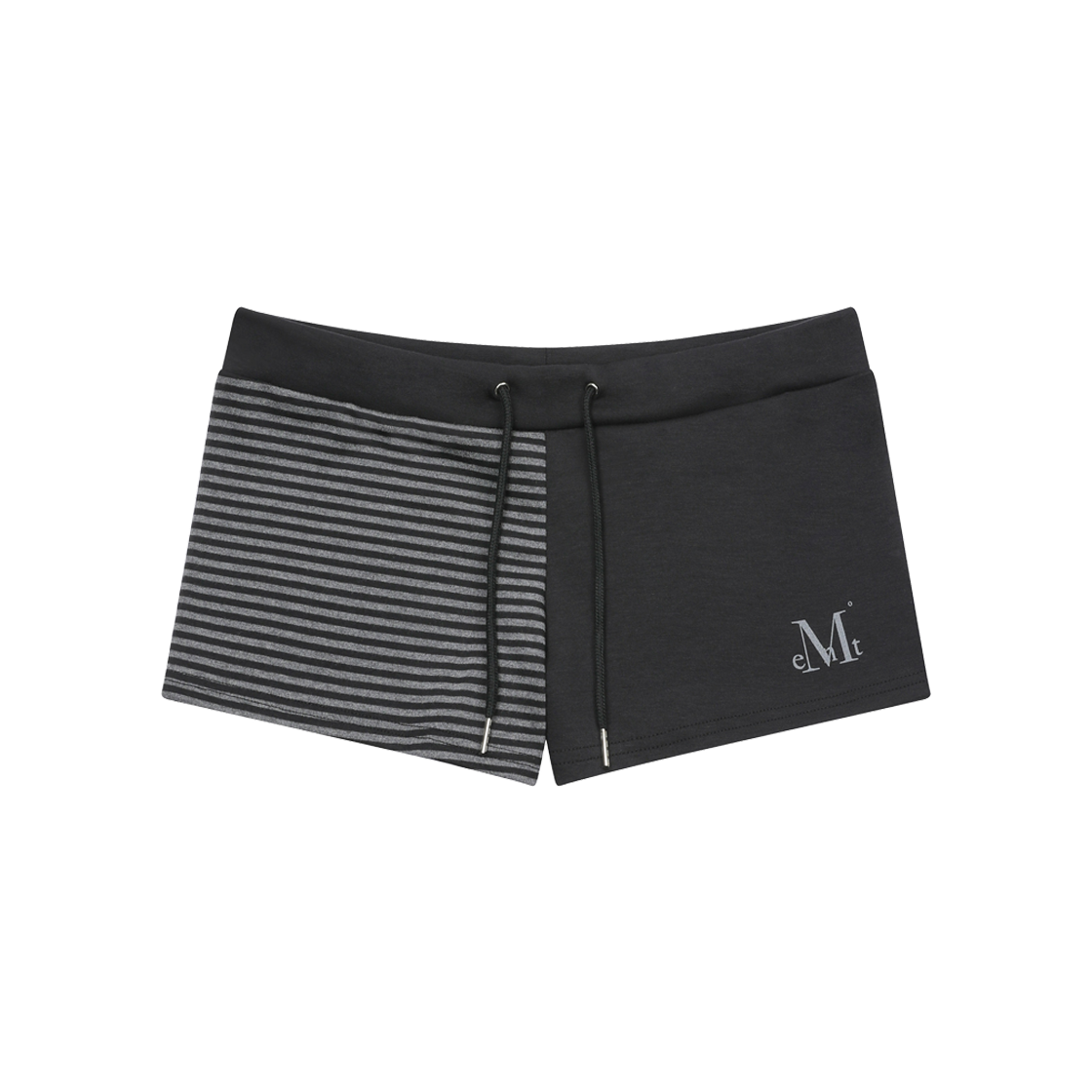 P0000BCS MUCENT Nibs Set-Up Stripe Short Pants Black