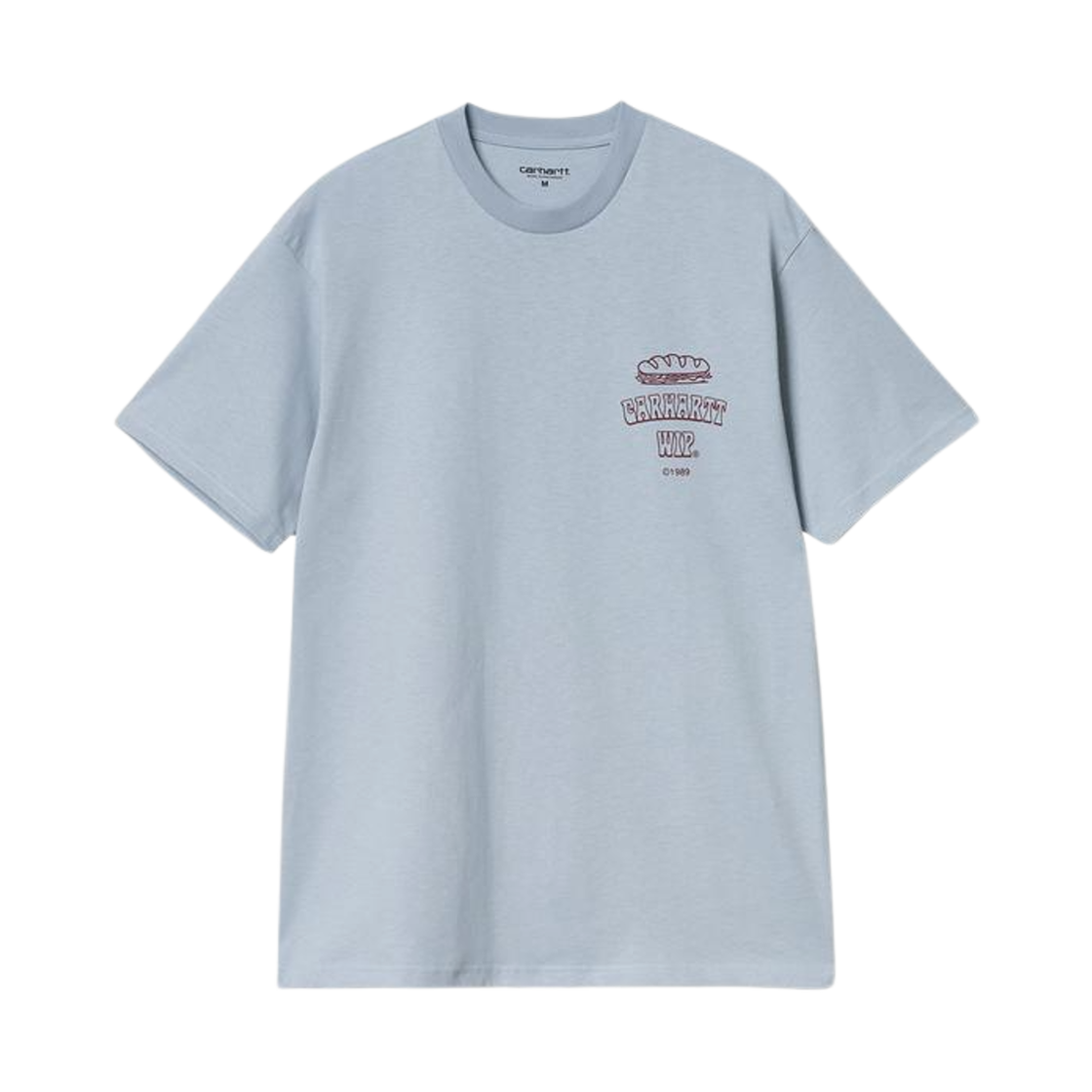 I035230-0N1-XX Carhartt WIP S/S Sandwich T-Shirt Blue Fog