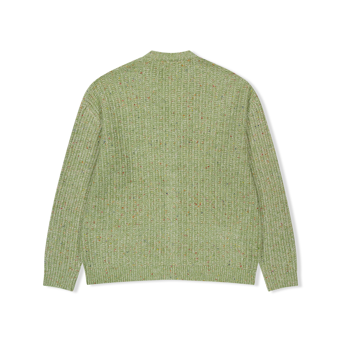예스아이씨 스페클 얀 니트 카디건 그린(YESEYESEE Speckle Yarn Knit Cardigan Green) - 2