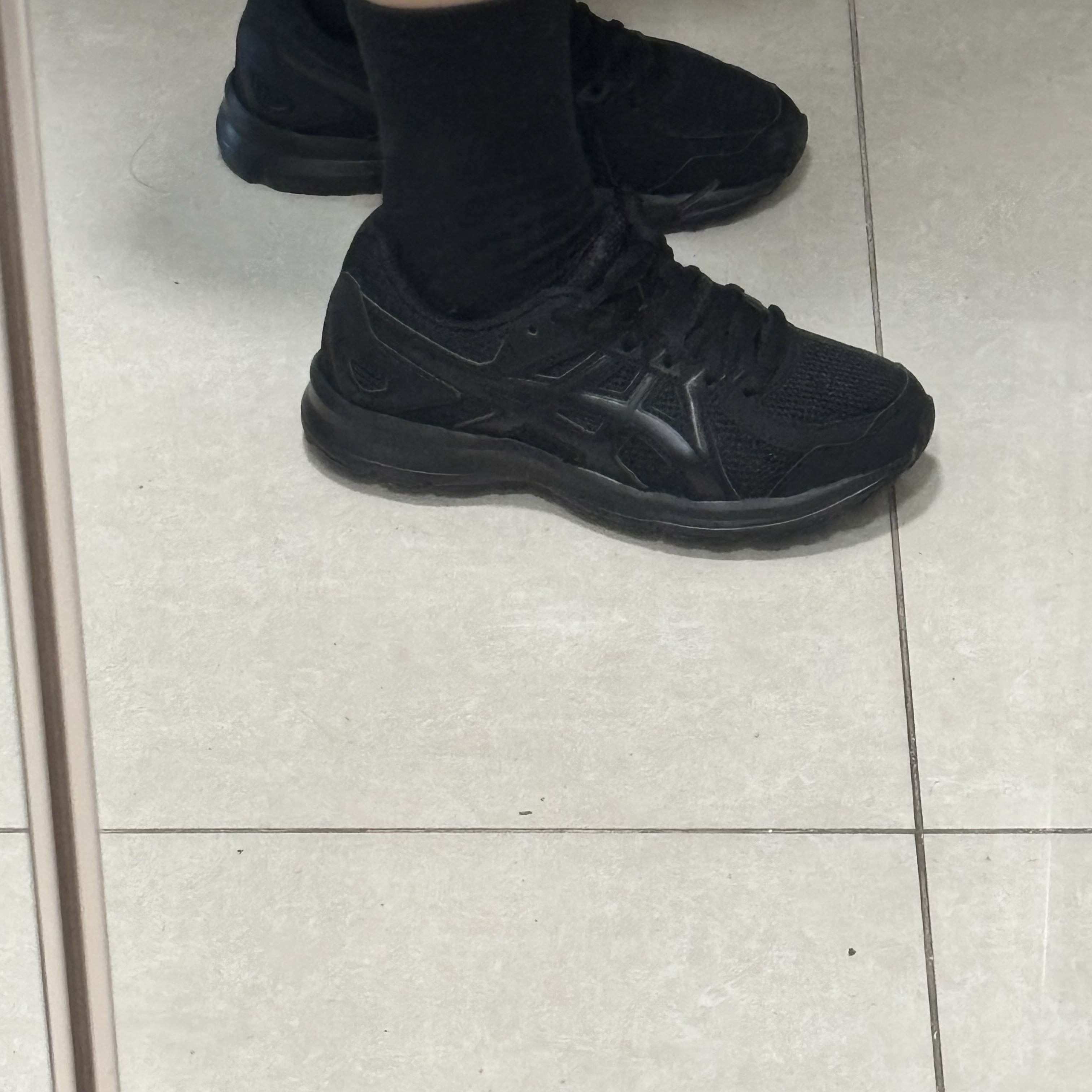 Asics Jog 100 2 Black 착용 스타일