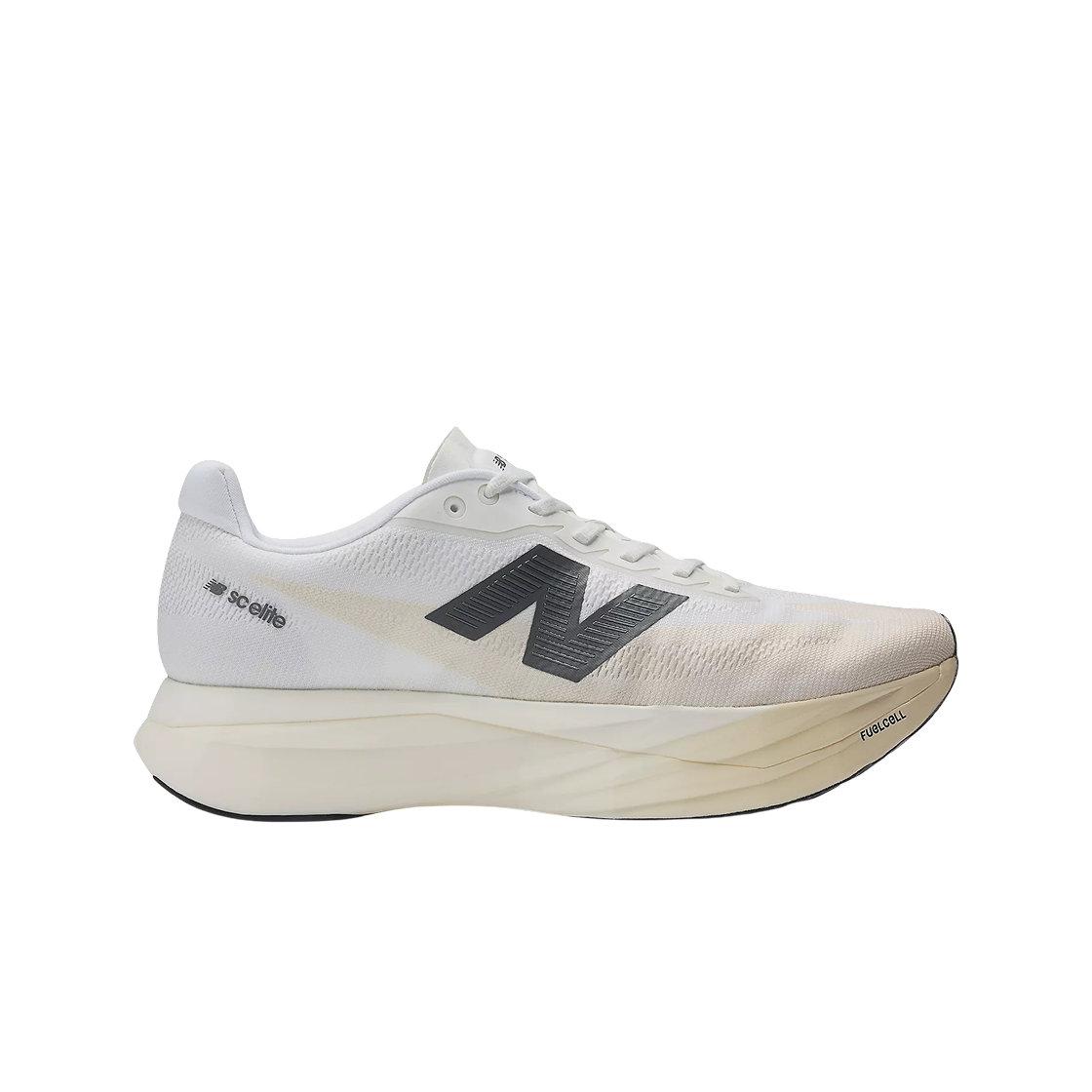 (W) 뉴발란스 퓨어셀 SC 엘리트 v5 리넨 화이트 - B 스탠다드((W) New Balance FuelCell SC Elite v5 Linen White - B Standard) - 1