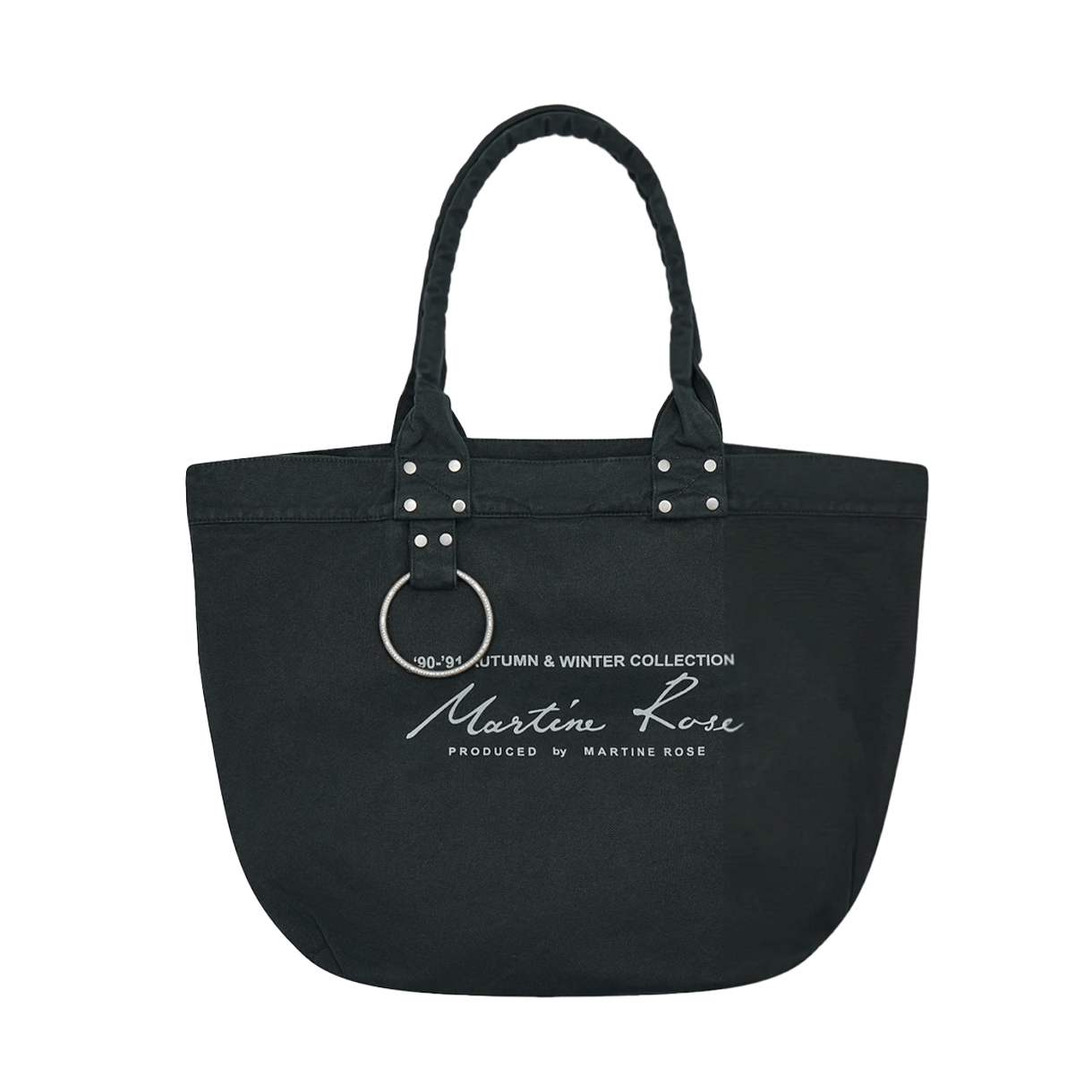 KM5DBGTMR11DR Martine Rose Bondage Tote Bag Green Dark Green - 25FW