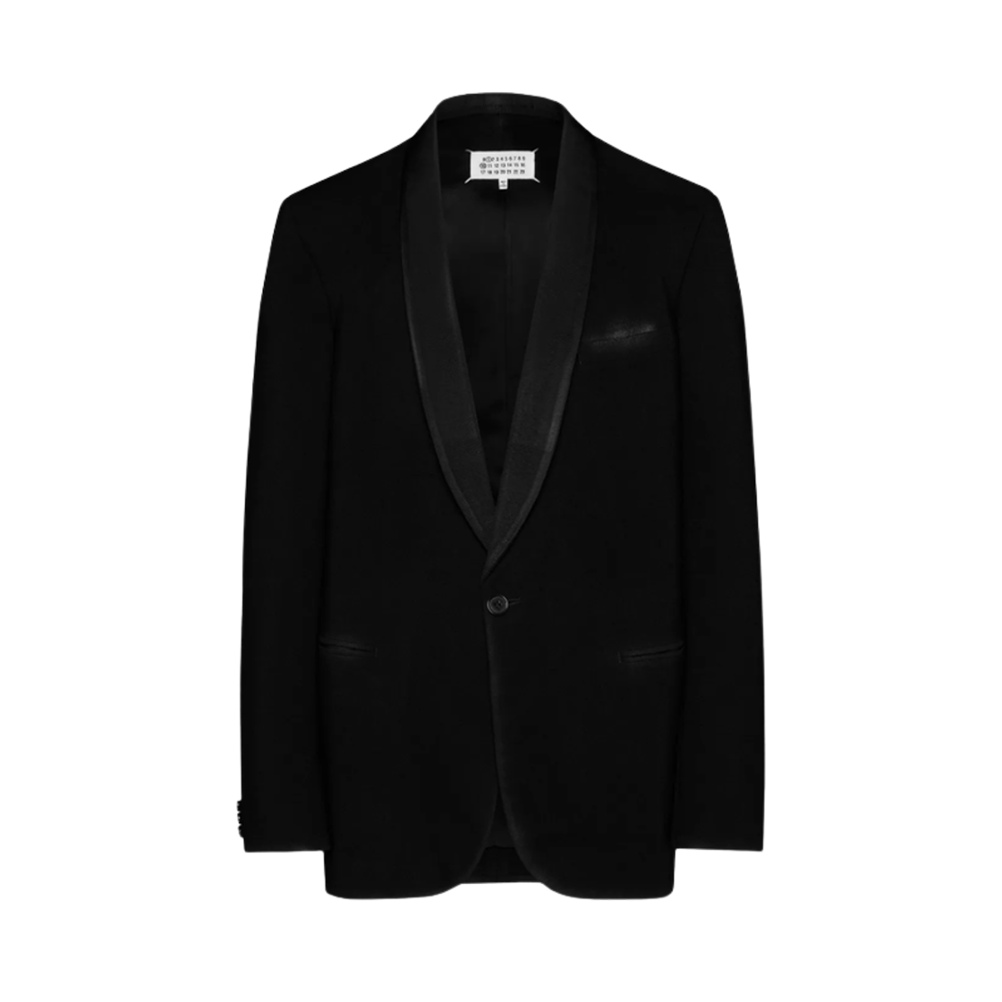 S51BN0432S78075961 (W) Maison Margiela Wool Single Breasted Blazer Black