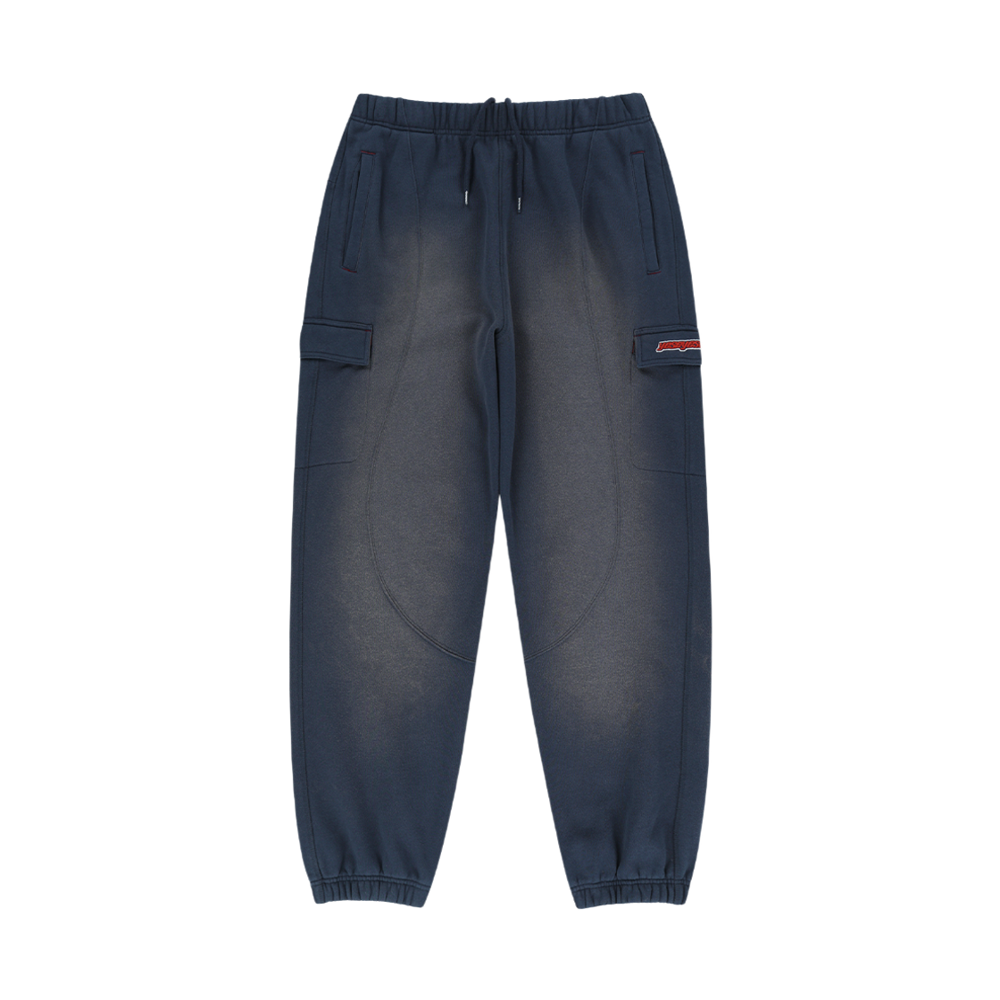 YS253TPAWP01NAV YESEYESEE Y.E.S Pocket Washed Sweatpants Navy