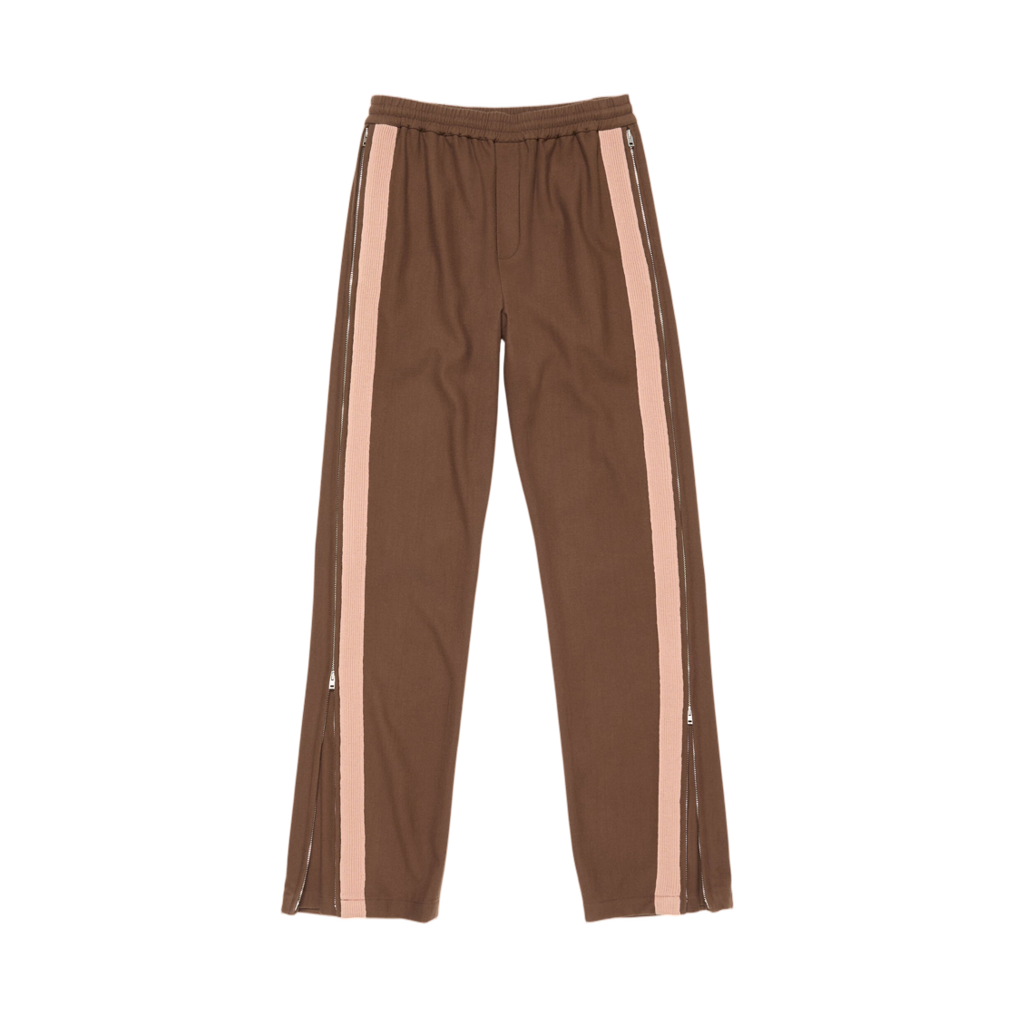 BK0722-ADN Acne Studios Tailored Wool Trousers Chocolate Brown
