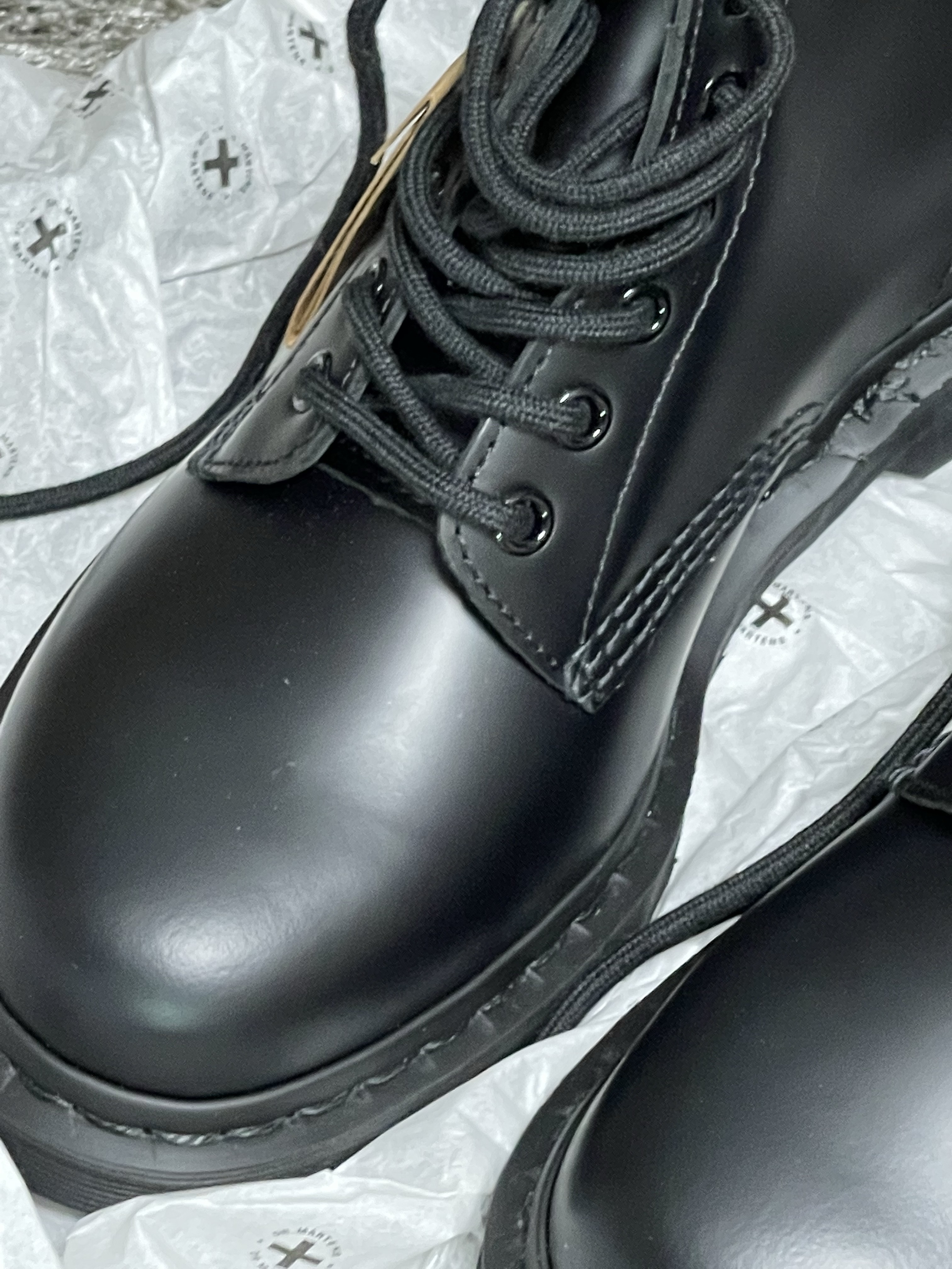Dr. Martens Jadon Boots Black 착용 스타일 - 5