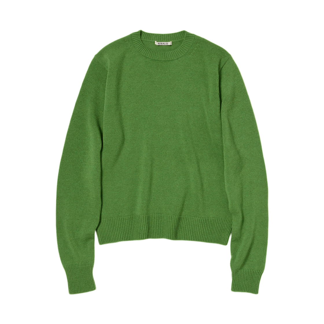A25AP02CJ Auralee Light Cashmere Knit P/O Green - 25AW
