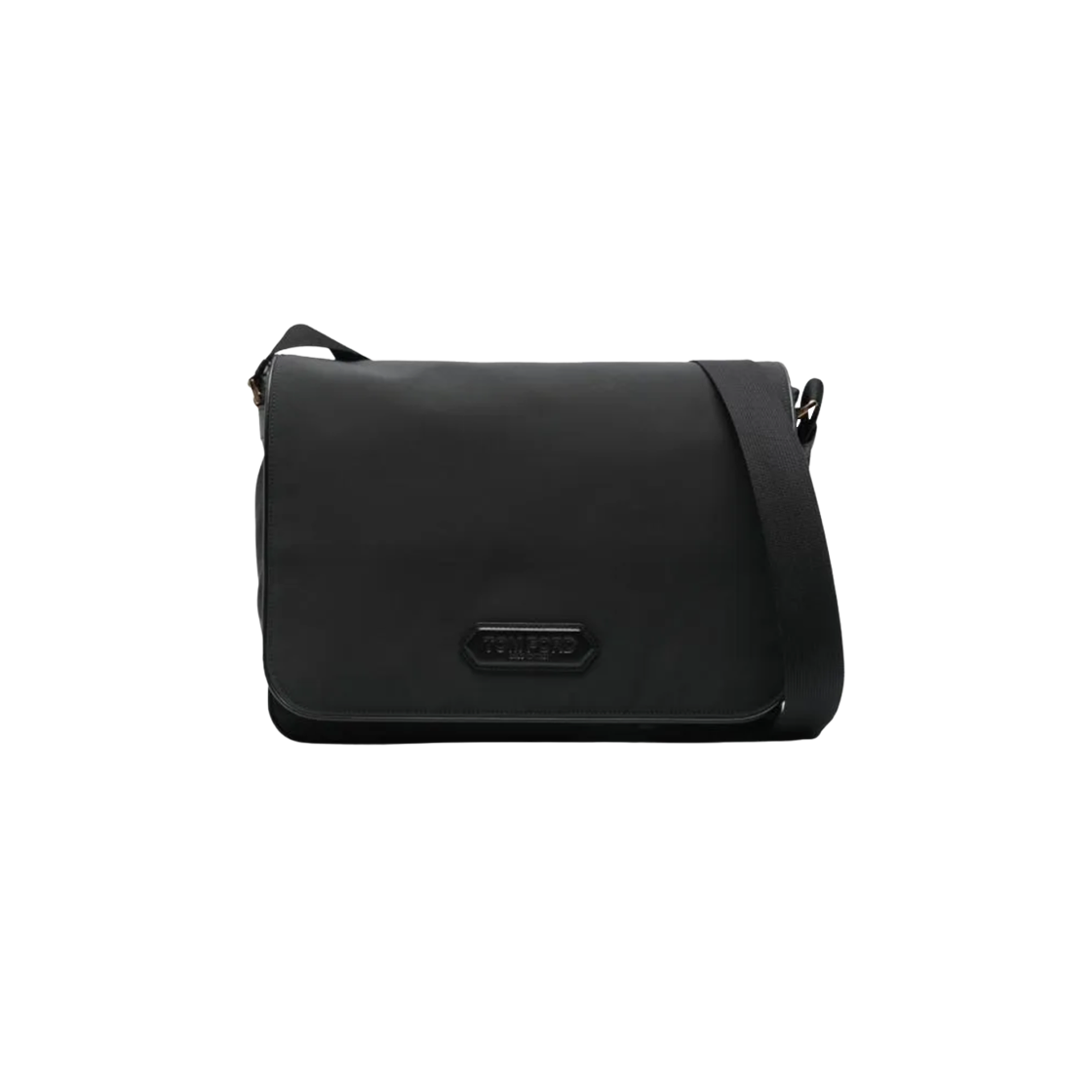 H0670-TNY017G-1N001 Tom Ford Logo Messenger Bag Black