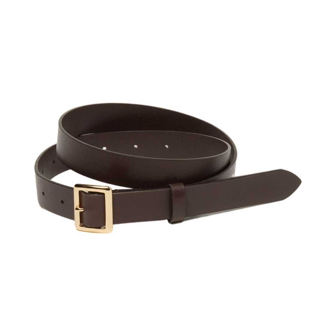 A00B06RP Auralee Square Buckle Belt Brown