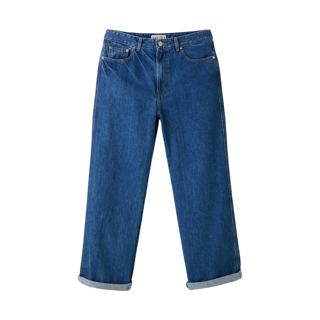 RM25WDPT003BL Recto Straight Fit Denim Pants Blue