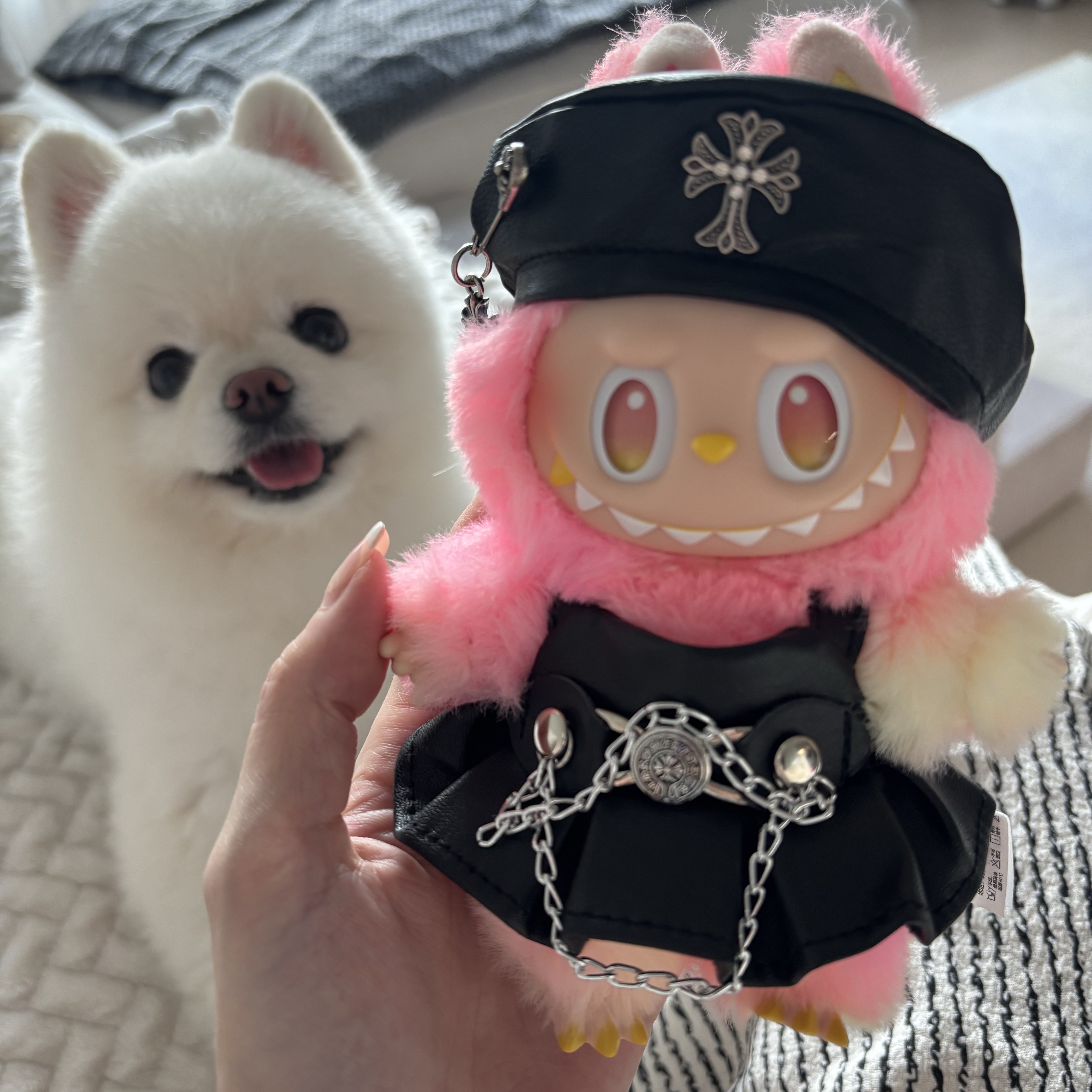 Pop Mart Labubu The Monsters Highlight Series Loyalty Keyring (Opened Case) 착용 스타일 - 1