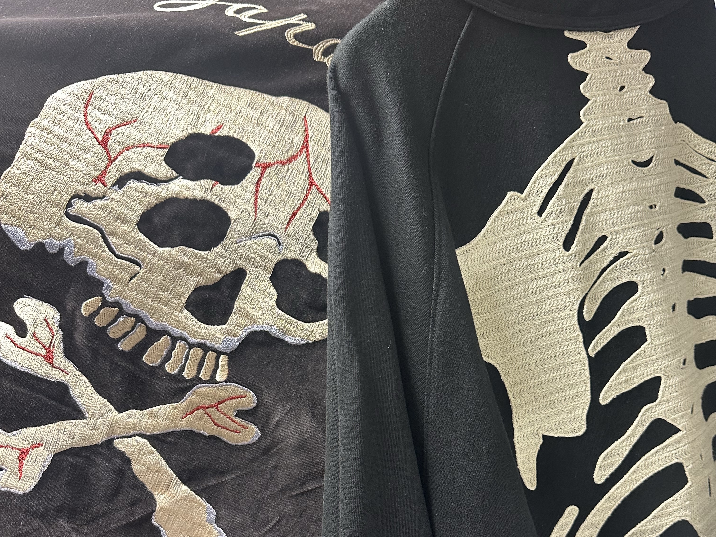 Kapital Baseball Bone Shirt Black, Kapital Velveteen Sulfide Souvenir Rain Skull Jacket Black 착용 스타일