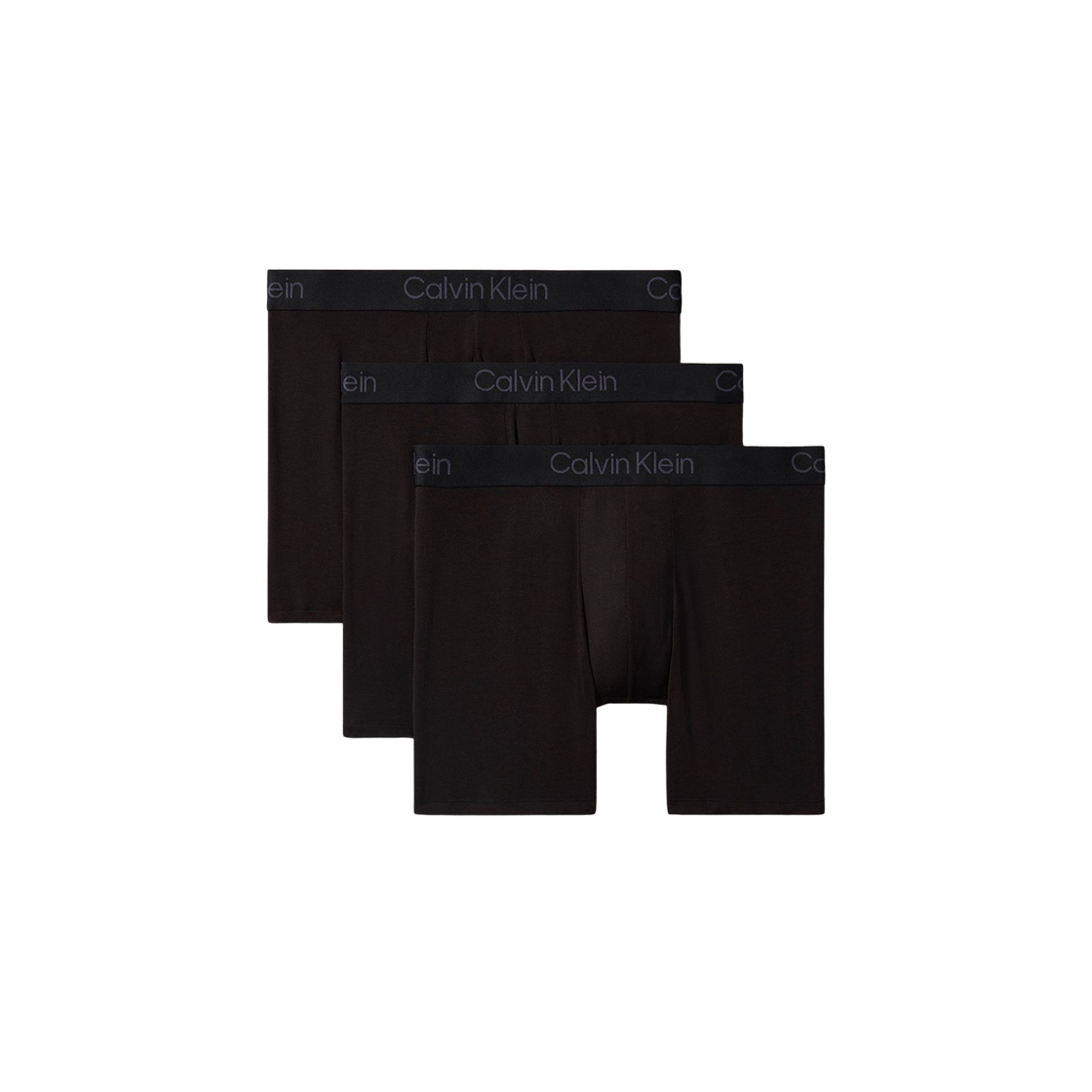 캘빈 클라인 울트라 소프트 모달 3팩 박서 브리프 블랙(Calvin Klein Ultra Soft Modal 3-pack Boxer Brief Black) - 1