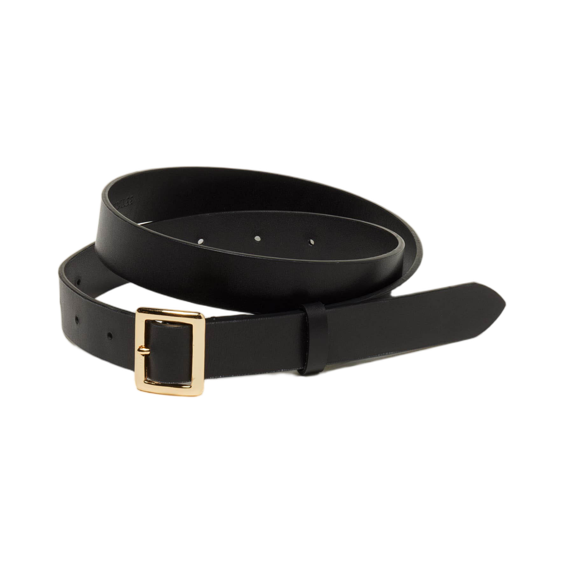 A00B06RP Auralee Square Buckle Belt Black