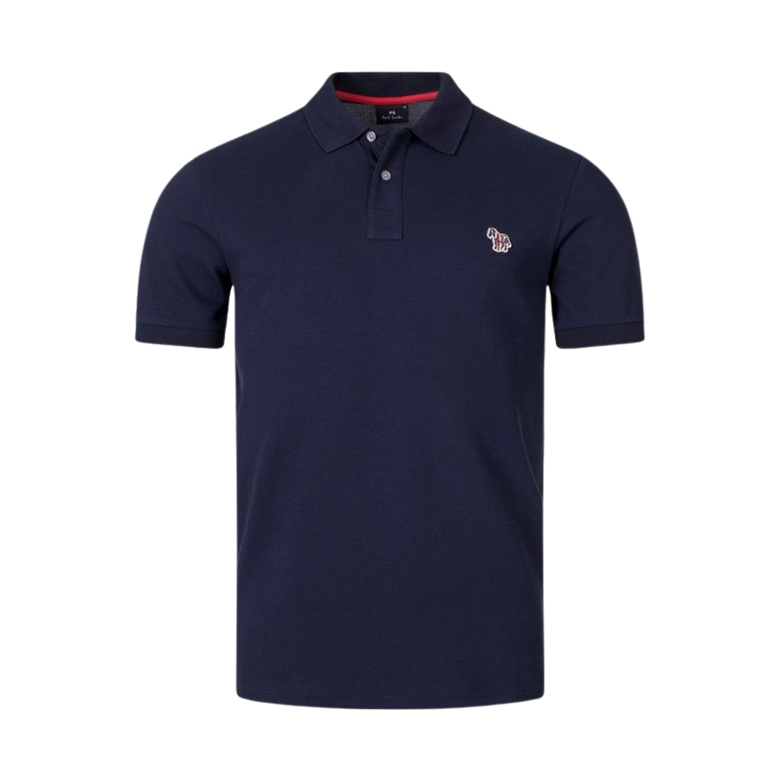 폴 스미스 코튼 피케 지브라 로고 폴로 셔츠 네이비(Paul Smith Cotton Pique Zebra Logo Polo Shirt Navy)
