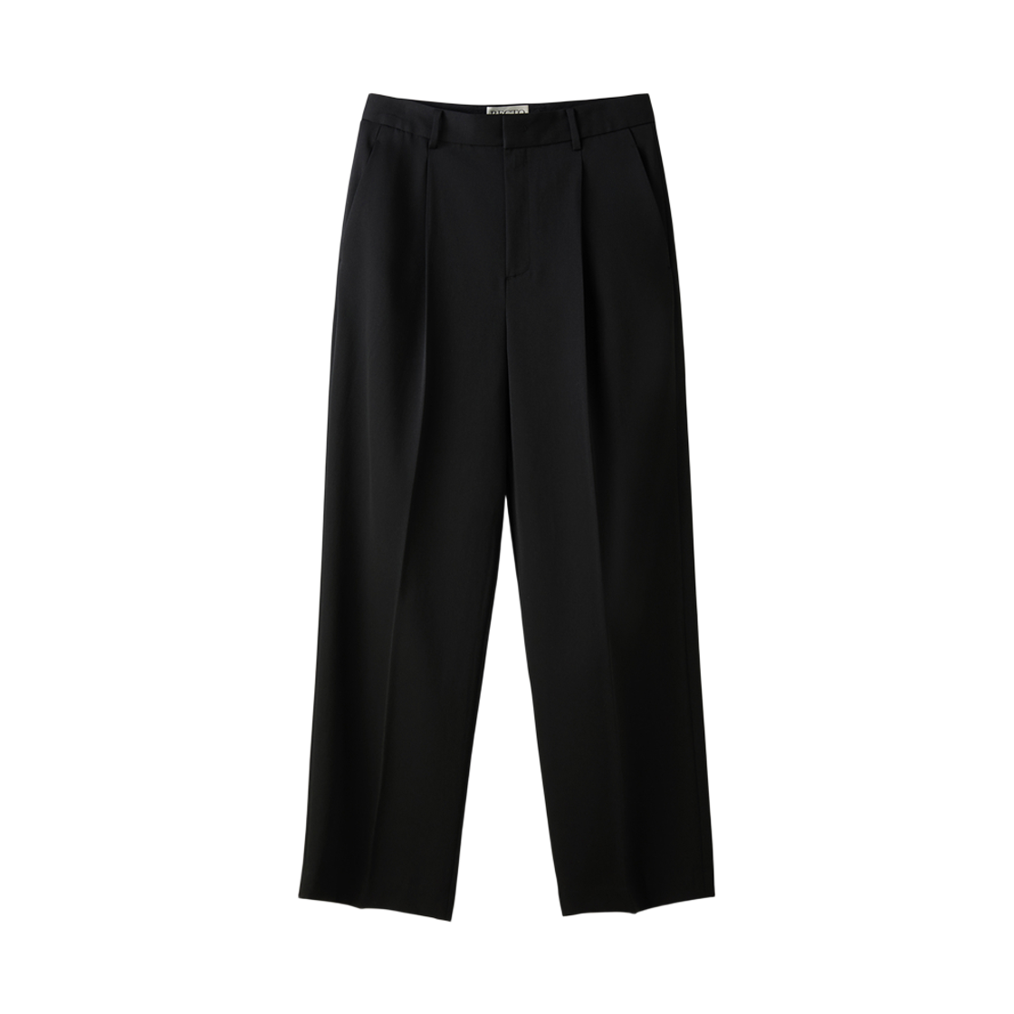 RM25WWPT007BK Recto Tuck Detail Wool Pants Black