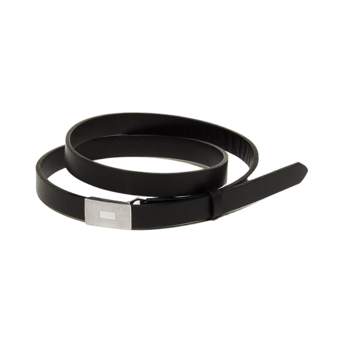 A00B05RP (W) Auralee Slide Buckle Belt Black
