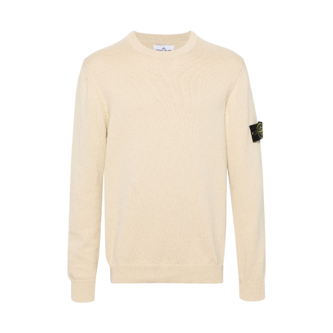 8015528D3-V0091 Stone Island 528D3 Organic Cotton Crewneck Knit Ecru - 24SS