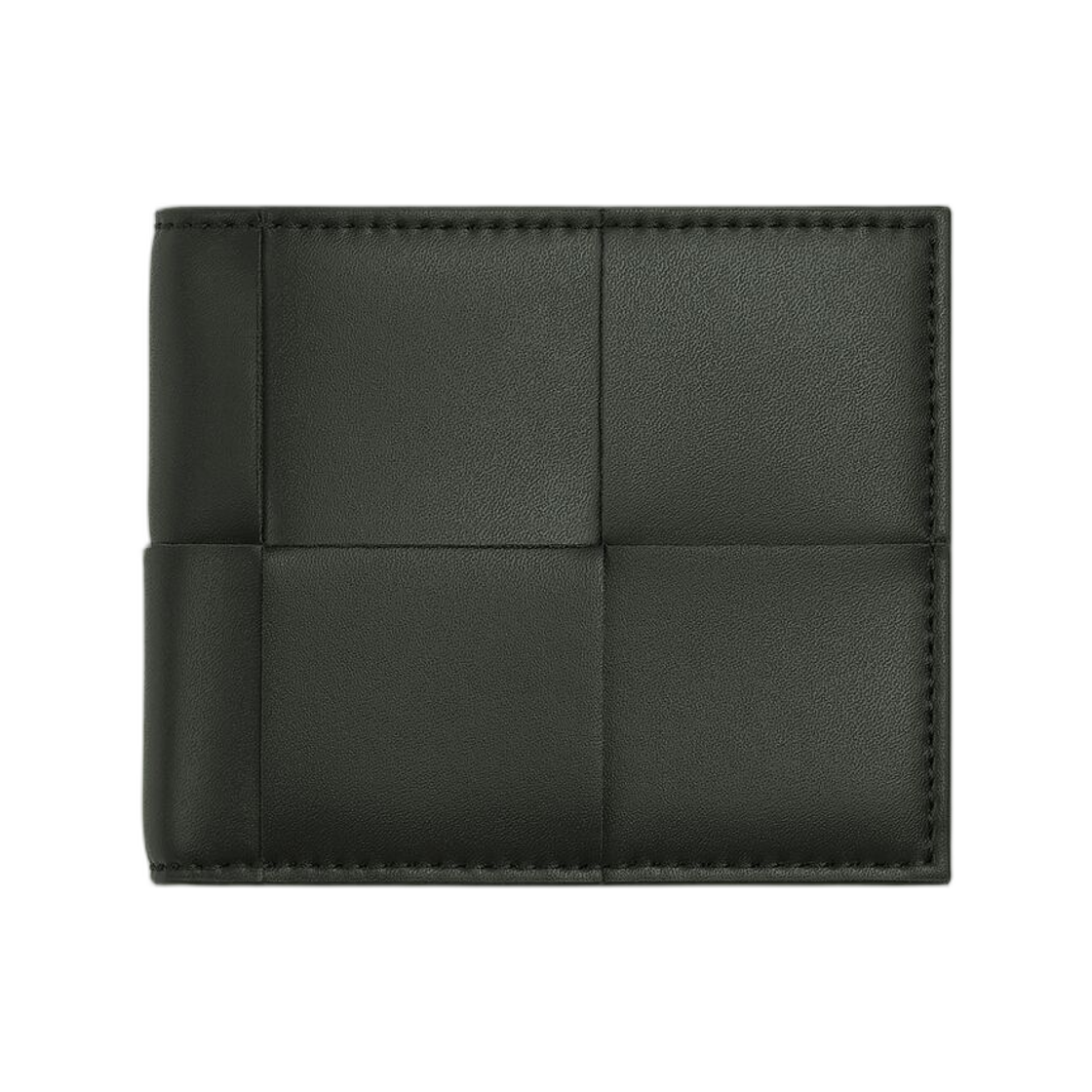 743004VBWD23009 Bottega Veneta Cassette Bi-Fold Wallet Dark Green