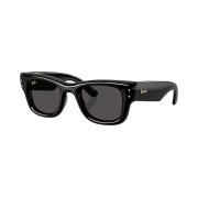 Ray-Ban x A$AP Rocky Wayfarer Puffer Polished Black Frame Ultra Black Lense High Bridge Fit