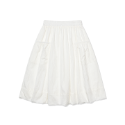 FRITUR Volume Pocket Skirt White