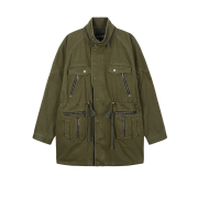 Vacant Archive Women Victor Cotton Field Jacket Khaki
