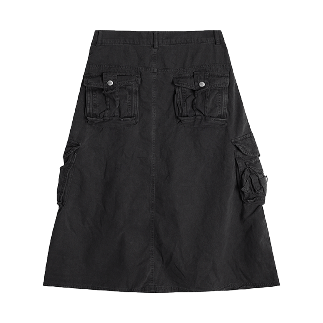 콜아웃뉴이어 워시드 카고 스커트 그레이(CONY Washed Cargo Skirt Gray) - 2