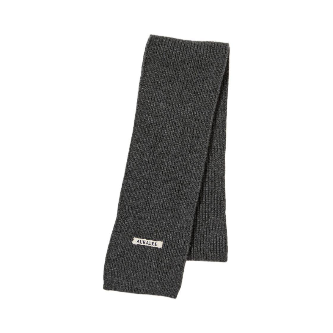 A25AM07CJ Auralee Light Cashmere Knit Stole Charcoal