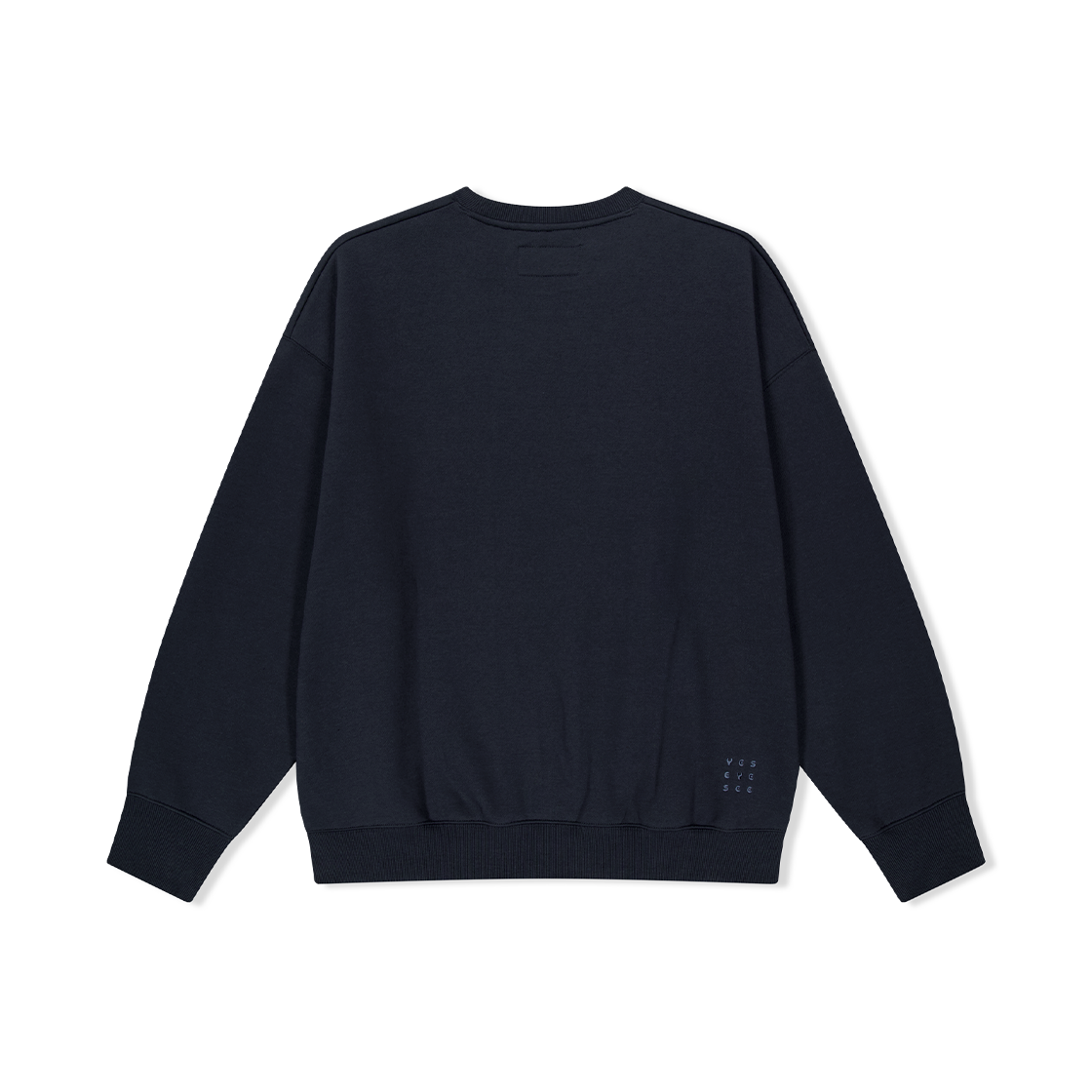 예스아이씨 예스 체커드 로고 스웨트셔츠 차콜(YESEYESEE Y.E.S Checkered Logo Sweatshirt Charcoal) - 2