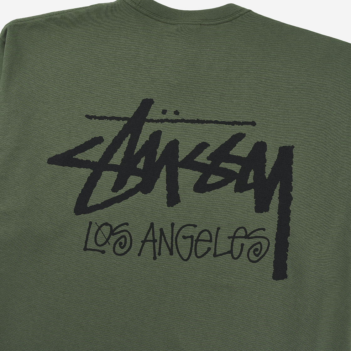 스투시 스탁 로스앤젤레스 티셔츠 올리브(Stussy Stock Los Angeles T-Shirt Olive) - 3