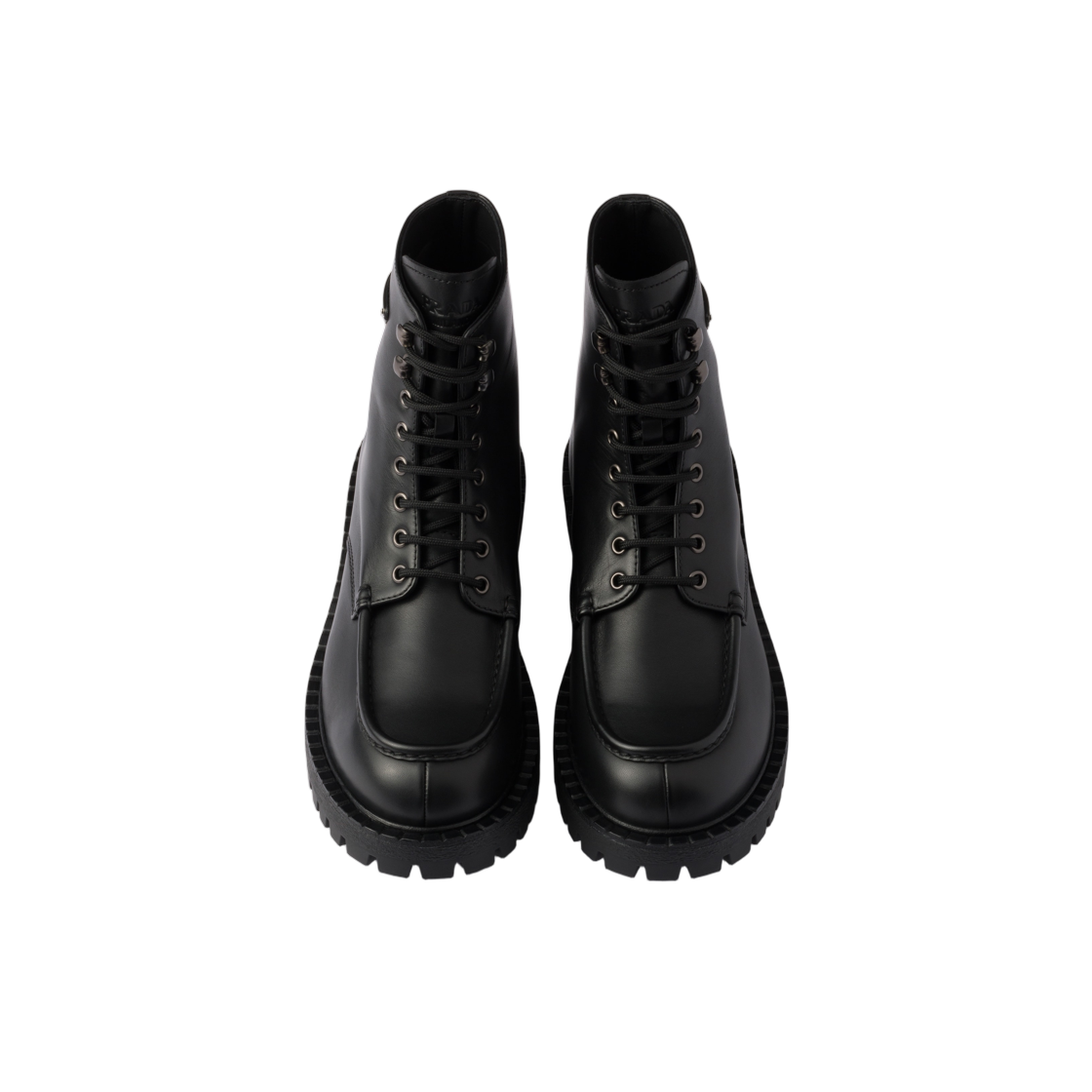 프라다 레이스드 레더 부티 블랙(Prada Laced Leather Booties Black) - 3