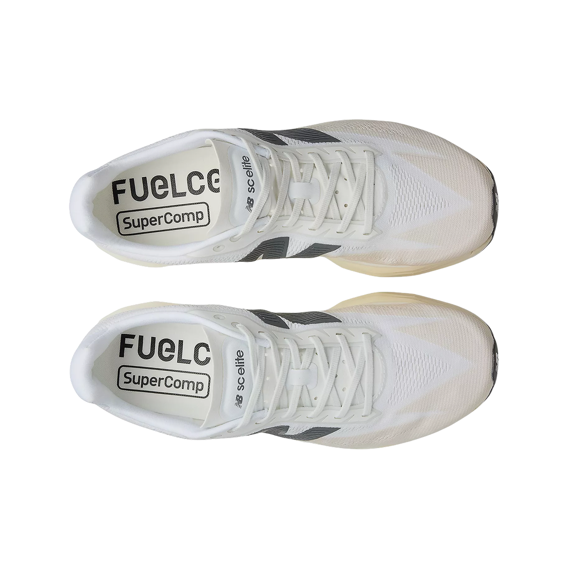 (W) 뉴발란스 퓨어셀 SC 엘리트 v5 리넨 화이트 - B 스탠다드((W) New Balance FuelCell SC Elite v5 Linen White - B Standard) - 2
