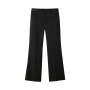 Recto Lotus Cotton Flare Pants Black